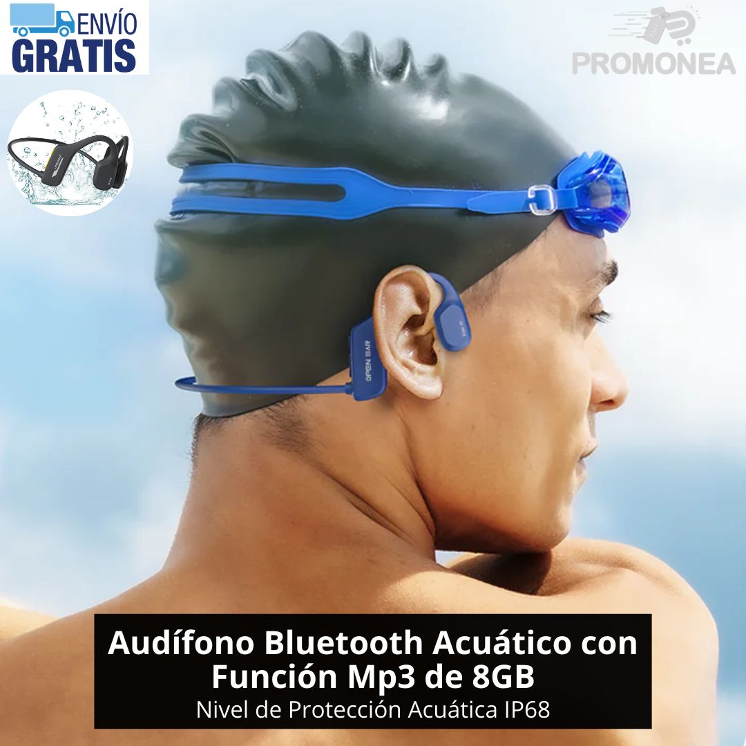 Audífono Bluetooth Acuático de Conducción Ósea OPEN EAR BONE X2