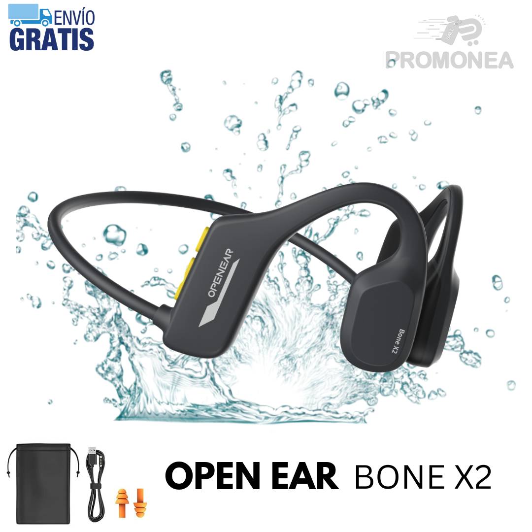 Audífono Bluetooth Acuático de Conducción Ósea OPEN EAR BONE X2