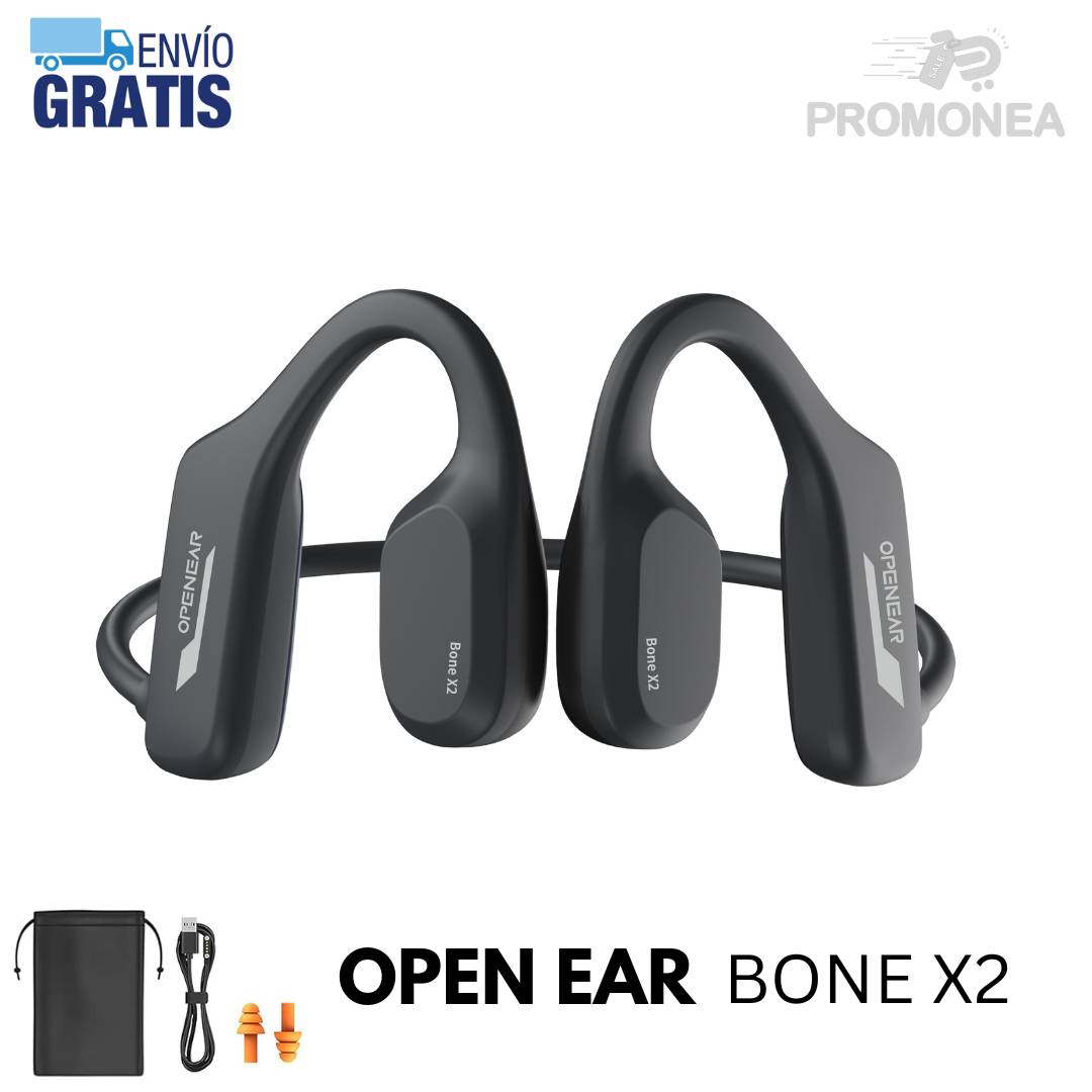 Audífono Bluetooth Acuático de Conducción Ósea OPEN EAR BONE X2